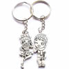 Zinc Alloy Lover keyring, Pendant Size 25mm-40mm, Length Approx:3.5inch-4inch, Sold by Pair