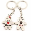 Zinc Alloy Lover keyring, Pendant Size 25mm-40mm, Length Approx:3.5inch-4inch, Sold by Pair