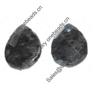 Gemstone beads, labradorite, faceted teardrop, 22x30mm, Sold per 16-inch Strand 