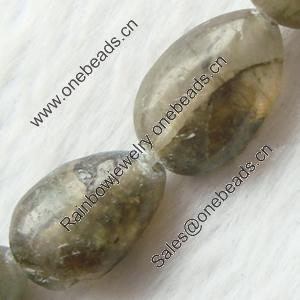 Gemstone beads, labradorite, horizontal drilled teardrop, 8x12mm, Sold per 16-inch Strand 