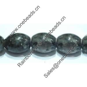 Gemstone beads, labradorite, rice, 10x14mm, Sold per 16-inch Strand