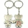 Zinc Alloy Lover keyring, Pendant Size 25mm-40mm, Length Approx:3.5inch-4inch, Sold by Pair