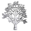 Pendant/Charm, Zinc Alloy Jewelry Findings, Lead-free, Tree 56x67mm, Sold by Bag