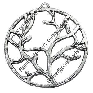 Pendant/Charm, Zinc Alloy Jewelry Findings, Lead-free, 40mm, Sold by Bag
