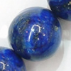 Gemstone beads, natural lapis(dyed), round, 14mm, Sold by KG