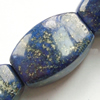 Gemstone beads, natural lapis(dyed), rectangle, 20x13mm, Sold by KG