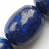 Gemstone beads, natural lapis(dyed), drum, 20x16mm, Sold by KG