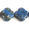 Gemstone beads, lapis, flower, 7.5x26mm, Sold by KG