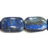 Gemstone beads, lapis, oblong, 22x29mm, Sold by KG