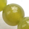 Gemstone beads, lemon jade, round, 4mm, Sold per 16-inch Strand