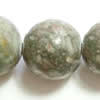 Gemstone beads, Chinese leopard skin, round, 10mm, Sold per 16-inch Strand