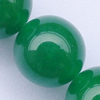 Gemstone beads, malai jade(dye), round, A grade, 12mm, Sold per 16-inch Strand 