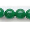 Gemstone beads, malai jade, round, 12mm, Sold per 16-inch Strand 