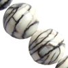 Gemstone beads, meshy stone, round, 12mm, Sold per 16-inch Strand 