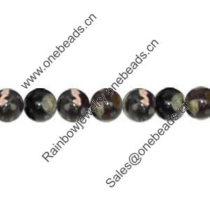 Gemstone beads, naodelate, round, 8mm, Sold per 16-inch Strand 