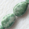 Gemstone beads, qinghai jade, horizontal drilled teardrop, 10x14mm, Sold per 16-inch Strand 