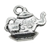Pendant/Charm, Zinc Alloy Jewelry Findings, Lead-free, Pot 15x14mm, Sold by Bag