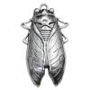 Pendant/Charm, Zinc Alloy Jewelry Findings, Lead-free, Animal 33x57mm, Sold by Bag