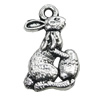 Pendant/Charm, Zinc Alloy Jewelry Findings, Lead-free, Animal 10x17mm, Sold by Bag