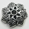 Bead caps,zinc alloy jewelry findings,Lead-free, 14mm, hole:1mm, Sold by bag