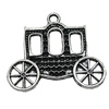 Pendant/Charm, Zinc Alloy Jewelry Findings, Lead-free, Car 31x24mm, Sold by Bag