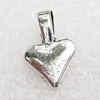 Pendant Bails，Fashion Zinc Alloy jewelry findings, 10x10mm Hole:3mm, Sold by Bag