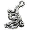 Pendant/Charm, Zinc Alloy Jewelry Findings, Lead-free, Animal 6x28mm, Sold by Bag