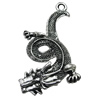Pendant/Charm, Zinc Alloy Jewelry Findings, Lead-free, Animal 33x46mm, Sold by Bag