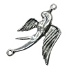 Pendant/Charm, Zinc Alloy Jewelry Findings, Lead-free, Animal 23x40mm, Sold by Bag