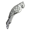 Pendant/Charm, Zinc Alloy Jewelry Findings, Lead-free, Animal 15x55mm, Sold by Bag