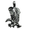 Pendant/Charm, Zinc Alloy Jewelry Findings, Lead-free, Animal 22x36mm, Sold by Bag