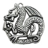 Pendant/Charm, Zinc Alloy Jewelry Findings, Lead-free, Animal 30x32mm, Sold by Bag