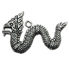 Pendant/Charm, Zinc Alloy Jewelry Findings, Lead-free, Animal 48x30mm, Sold by Bag