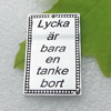 Message charm, Zinc alloy jewelry findings, A Grade lead-free & Nickel-free, 25x40mm, Sold by PC