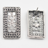 Earrings, Zinc Alloy Jewelry Findings Lead-free, 27x15mm, Sold by Bag