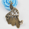 Pendant/Charm, Zinc Alloy Jewelry Findings, Lead-free, 33x20x1.8mm, Sold by Bag