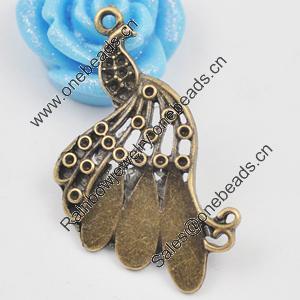 Pendant/Charm, Zinc Alloy Jewelry Findings, Lead-free, 33x20x1.8mm, Sold by Bag