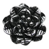 Pendant/Charm, Zinc Alloy Jewelry Findings, Lead-free, Flower 22mm, Sold by Bag