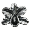 Pendant/Charm, Zinc Alloy Jewelry Findings, Lead-free, Flower 38x36mm, Sold by Bag