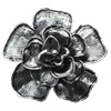 Pendant/Charm, Zinc Alloy Jewelry Findings, Lead-free, Flower 45mm, Sold by Bag