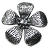 Pendant/Charm, Zinc Alloy Jewelry Findings, Lead-free, Flower 50mm, Sold by Bag