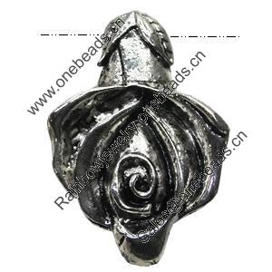 Pendant/Charm, Zinc Alloy Jewelry Findings, Lead-free, Vegetable 46x31mm, Sold by Bag