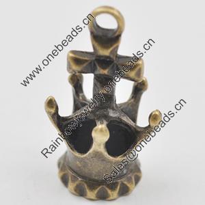 Pendant/Charm, Zinc Alloy Jewelry Findings, Lead-free, 39x22mm, Sold by Bag