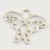 Pendant/Charm, Zinc Alloy Jewelry Findings, Lead-free, 13x15mm, Sold by Bag