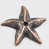 Beads, Zinc Alloy Jewelry Findings, Lead-free, Star 16x16mm, Sold by Bag