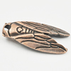 Pendant/Charm, Zinc Alloy Jewelry Findings, Lead-free, Animal 29x14mm, Sold by Bag