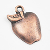 Pendant/Charm, Zinc Alloy Jewelry Findings, Lead-free, Fruit 16x11mm, Sold by Bag
