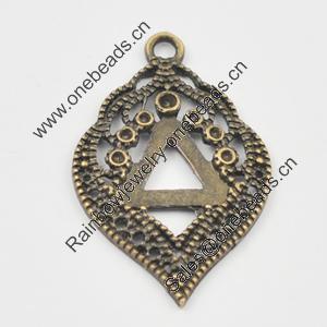 Pendant/Charm, Zinc Alloy Jewelry Findings, Lead-free, 31x20mm, Sold by Bag