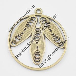 Pendant/Charm, Zinc Alloy Jewelry Findings, Lead-free, 31x28mm, Sold by Bag