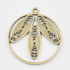 Pendant/Charm, Zinc Alloy Jewelry Findings, Lead-free, 31x28mm, Sold by Bag